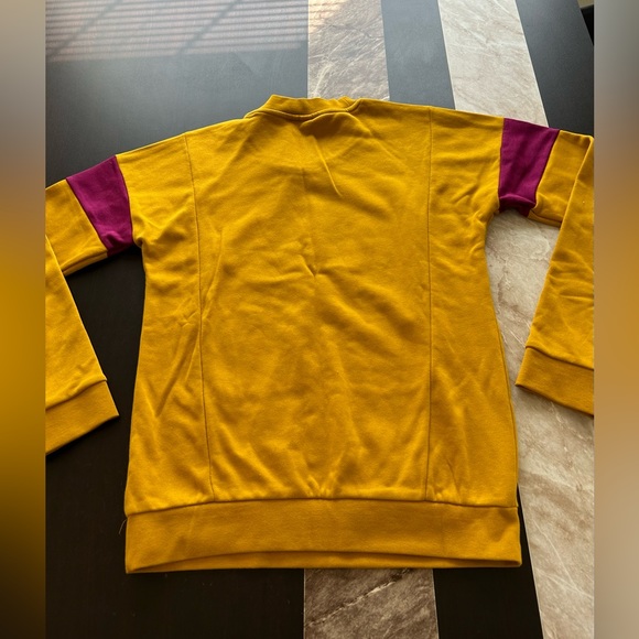 ADIDAS Sweatshirt. Size Small. NEW. Mustard Color - Picture 8 of 9